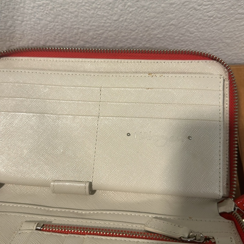 White and Orange Wallet - Picture 6 of 8